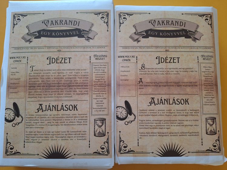 Az iskolai könyvtár hírei