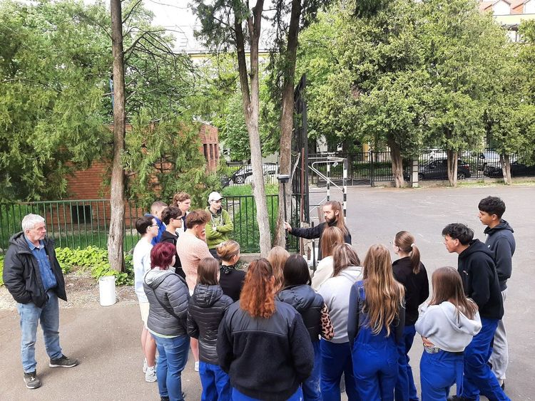 A Leicon Kft. képviseletében Bogár Ádám tartott gyakorlati foglalkozást tanulóinknak